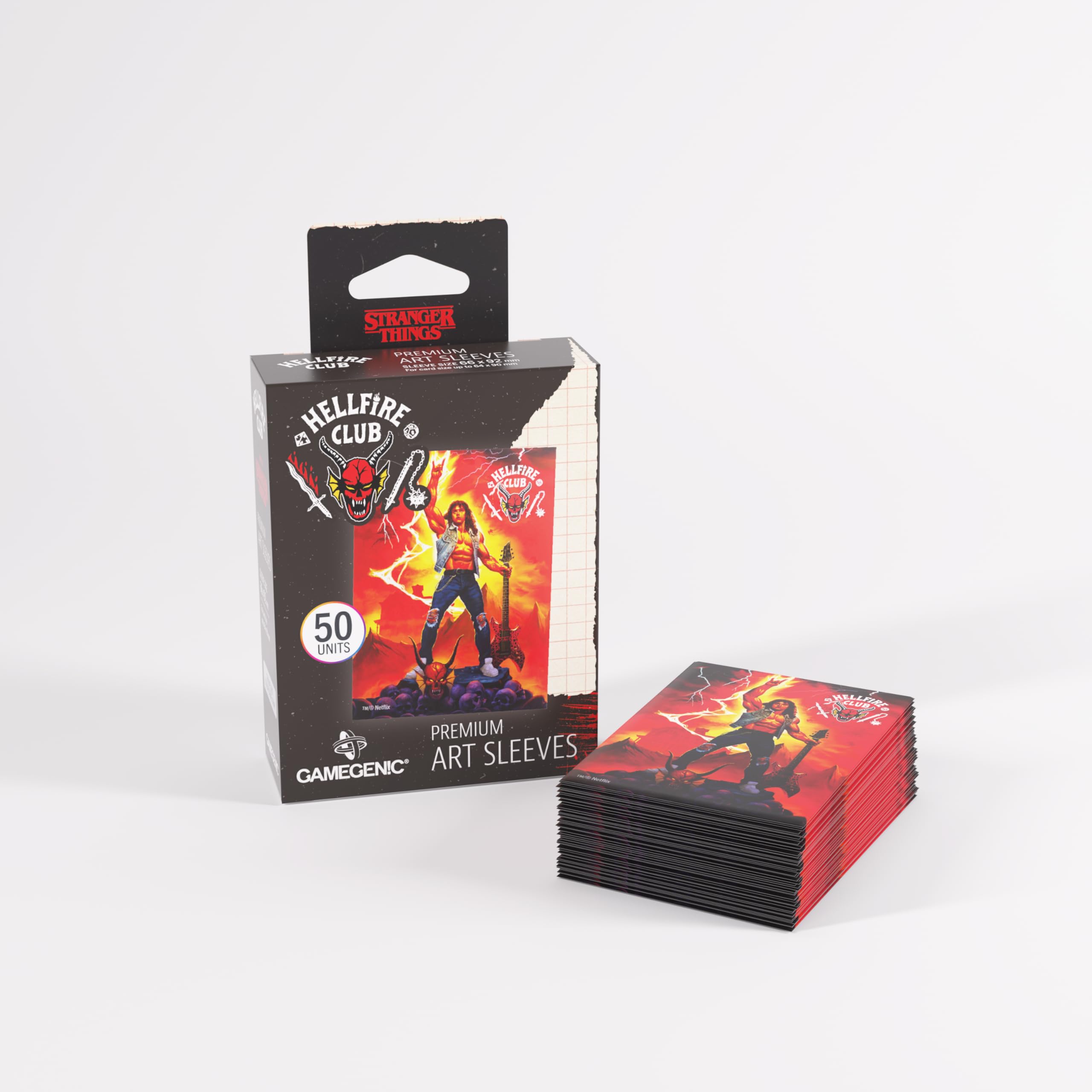 Amazon.com: Stranger Things - Hellfire Club Art Sleeves Eddie